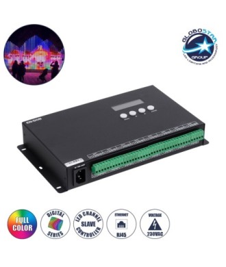 GLOBOSTAR® SEEKWAY-EN508 90144 Επαγγελματικός Ψηφιακός Controller SPI-TTL Pixel Online Full Color ARTNET - 3 Χρόνια Εγγύηση